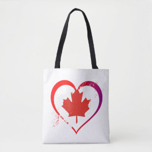 Canada hart tote bag