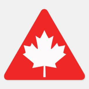 Canada heeft 1867 150 jaar stijl driehoek sticker
