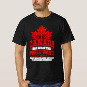 Canada Heeft Wat De Wereld Wil Mark Carney Citaat T-shirt