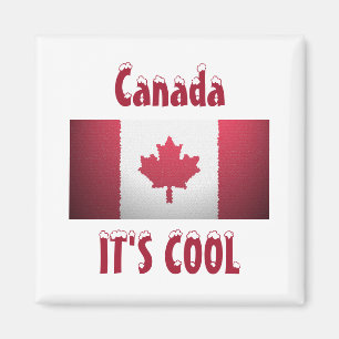 Canada Het is Cool Flag Magnet Magneet