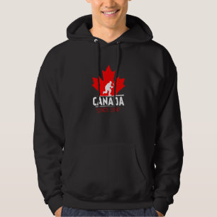 Canada Hockey Maple Leaf Ice Hockey Player Hoodie