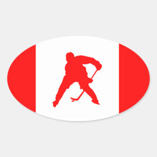 Canada Hockey Ovale Sticker