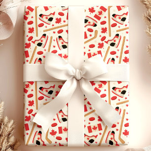 Canada Hockey thema Cadeaupapier