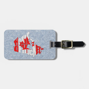 Canada Home of Hockey Custom Bagagelabel