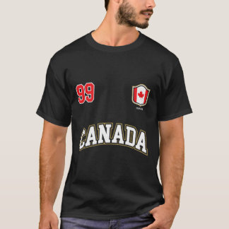 Canada Hoodie Nummer 99 Canadees Team Sport Hocke T-shirt