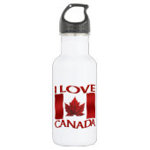 Canada I Love Canada Bouteille souvenir (Devant)