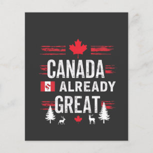 Canada is al een groot anti-MAGA anti-Trump land Flyer