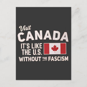 Canada is net als de VS, maar dan zonder fascisme Briefkaart