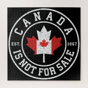 Canada is niet te koop EST. 1867 Trots Canadees Legpuzzel
