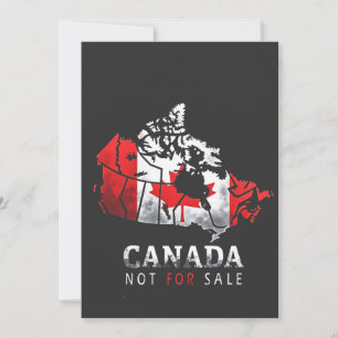 Canada is niet te koop Grappig Trump Amerika Save The Date