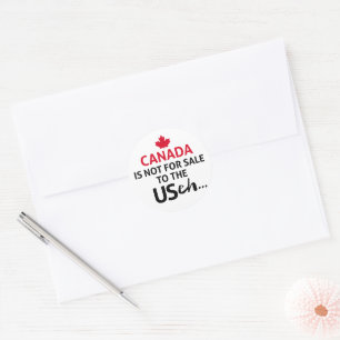 Canada is niet te koop in de VS, maar is er trots Ronde Sticker