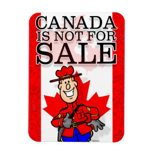 Canada is niet te koop! magneet