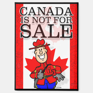 Canada is niet te koop! magneet