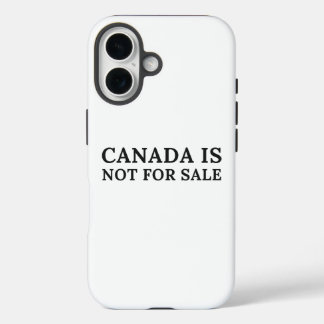canada is niet te koop-politieke boodschap iPhone 16 hoesje