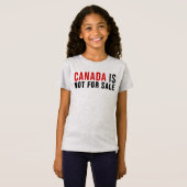 Canada is niet te koop t-shirt (Voorkant volledig)