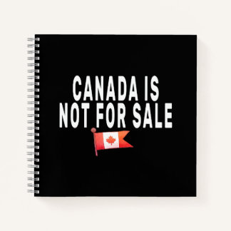 Canada is niet te koop ,Trots om Canadees te zijn Notitieboek