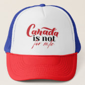 Canada is niet te koop trucker pet (Voorkant)