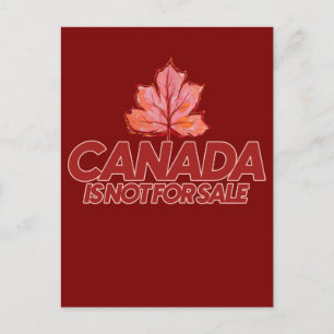 Canada is niet te koop voor Canadian Pride Briefkaart