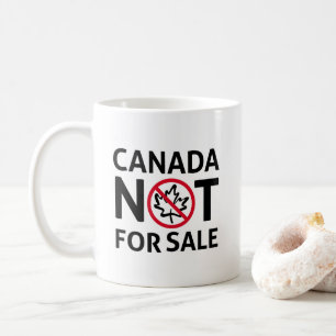 CANADA is niet te koop voor de VS Maple Leaf Koffiemok