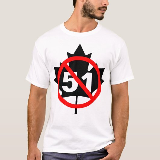 Canada Jamais 51e T-shirt (Devant)