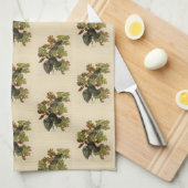 Canada Jay (Gray Jay) - de Amerikaanse vogels van  Theedoek (Quarter Fold)