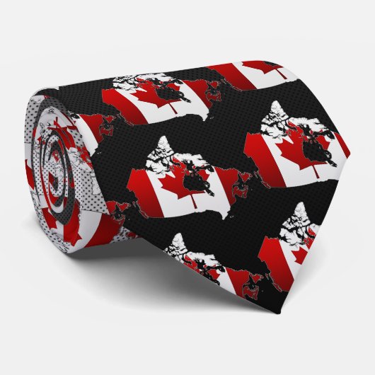 Canada: Kaart Stropdas (Opgerold)