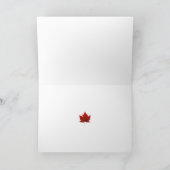 Canada Kaarten Canada Vlag Wenskaarten Aangepast (Binnen)