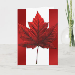 Canada Kaarten Canada Vlag Wenskaarten Aangepast