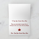 Canada Kaarten Canada Vlag Wenskaarten Aangepast (Binnen)