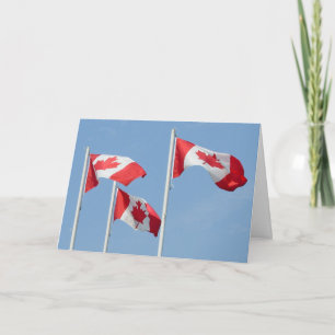 Canada Kaarten Canada Vlag Wenskaarten Op Maat