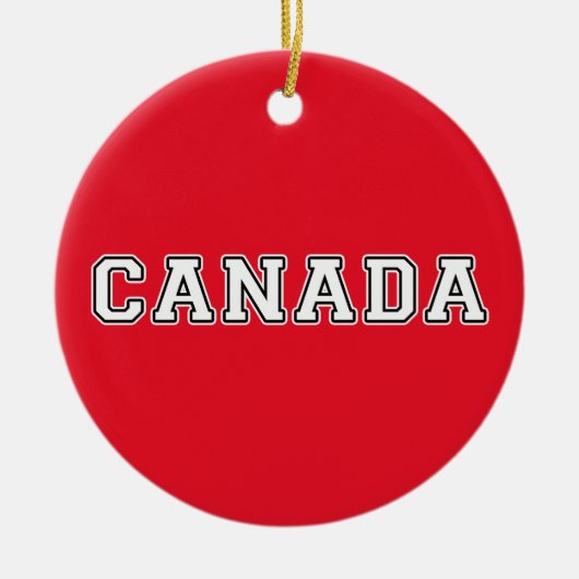 Canada Keramisch Ornament (Voorkant)