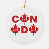 Canada Keramisch Ornament (Voorkant)