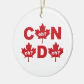 Canada Keramisch Ornament (Links)