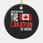 Canada Keramisch Ornament (Voorkant)