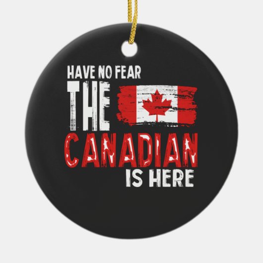 Canada Keramisch Ornament (Voorkant)