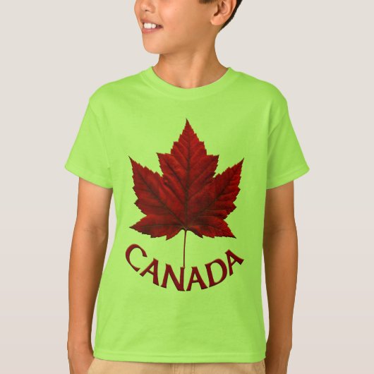 Canada Kind T-shirt Organic Canada Souvenir Shirt (Voorkant)