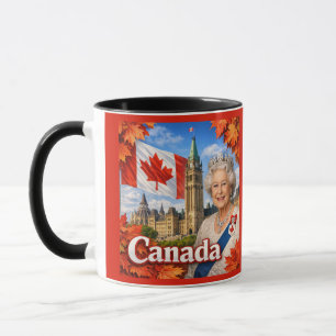 Canada. Koningin Elizabeth . Historisch. Mok