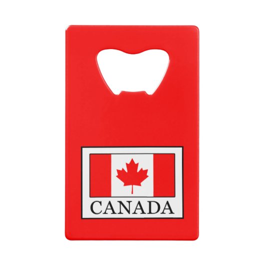 Canada Kredietkaart Flessenopener (Voorkant)