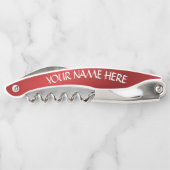 Canada Kurkentrekker Custom Silver Bottle Open (Achterkant)