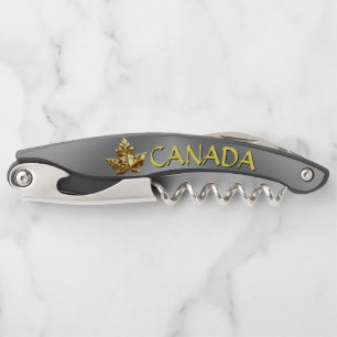 Canada Kurkentrekker Gold Canada Aangepaste flesop