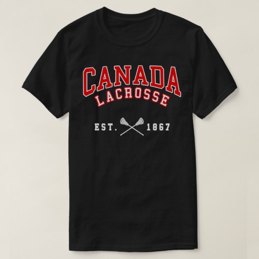 Canada lacrosse T-shirt (Design voorkant)