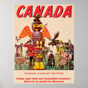 Canada - Land van de Vrijheid Poster