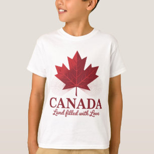 Canada – Land Vol Met Liefde T-Shirt Hartelijk