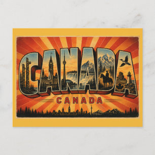Canada Landelijk Vintage Briefkaart