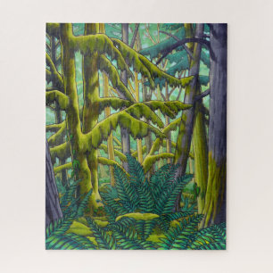 Canada Landscape Art Puzzles - Old Growth Forest Legpuzzel