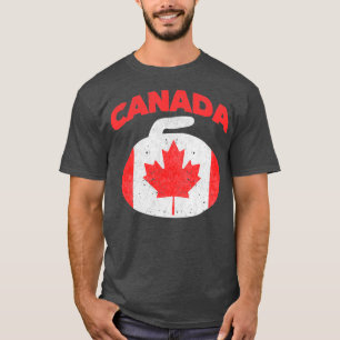 Canada Leaf Canadian Team Curling T-shirt