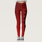 Canada Leggings Aangepaste Canadese maaple Leaf Pa (Voorkant)