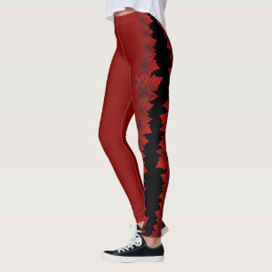 Canada Leggings Canada Maple Leaf Team Leggings