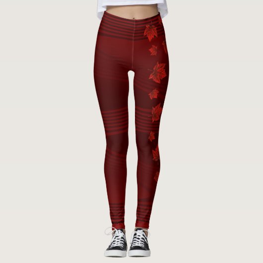 Canada Leggings Canada Souvenir Pants (Voorkant)