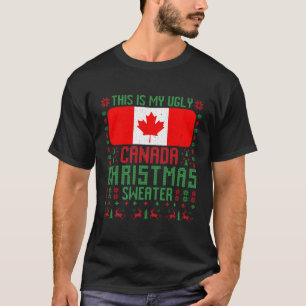 Canada lelijke Canada vlag voor Canadees T-shirt